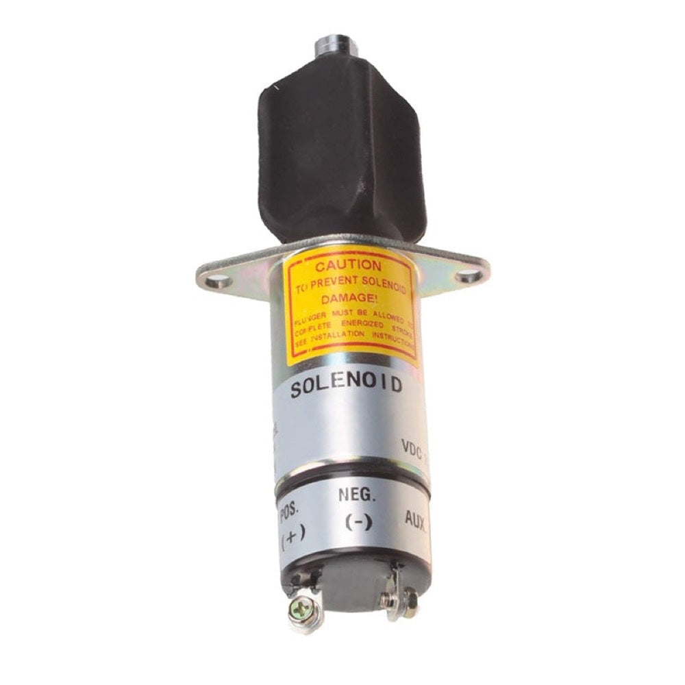 Shutoff Solenoid 1504-12A7U1B1 SA-3527-T 12VDC suitable for Yanmar Engine 2 Terminals